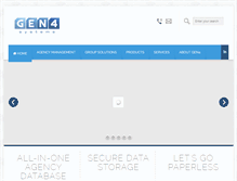 Tablet Screenshot of gen4systems.com